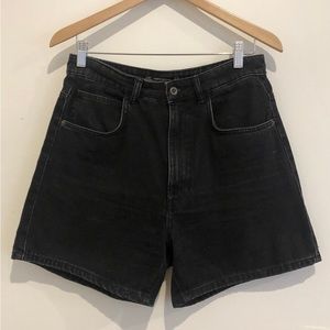 Zara high waisted jeans shorts